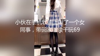 小伙在手机软件上叫了一个女同事，带回家继续干玩69