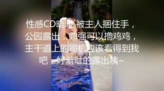 性感CD晓晓 被主人捆住手，公园露出，勉强可以撸鸡鸡，主干道上的司机应该看得到我吧，好羞耻的露出咦~