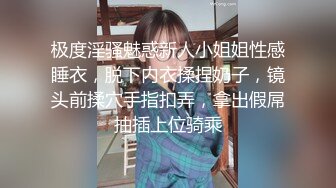 极度淫骚魅惑新人小姐姐性感睡衣，脱下内衣揉捏奶子，镜头前揉穴手指扣弄，拿出假屌抽插上位骑乘