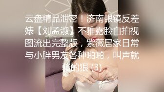 云盘精品泄密！济南眼镜反差婊【刘孟淑】不雅露脸自拍视图流出完整版，紫薇居家日常与小胖男友各种啪啪，叫声就骚的狠 (3)