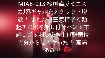 MIAB-013 校則違反ミニスカJ系ギャルをスクワット説教！ またがり空気椅子で勃起チ〇ポを押し付けパンツ布越しブッ刺し突き上げ騎乗位で分からせてヤった！ 斎藤あみり