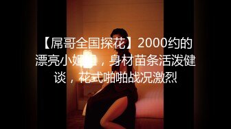 【屌哥全国探花】2000约的漂亮小姐姐，身材苗条活泼健谈，花式啪啪战况激烈